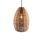 Ceiling light Ropal Inart E27 rope in natural color D29x40cm - Слика 2