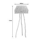 Floor lamp Herfo Inart E27 rattan in natural color D60χ135cm - Image 3