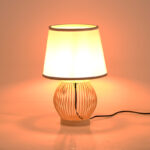 Table lamp Tabel Inart E27 bamboo in natural color D26χ39cm - Слика 2