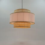 Ceiling light Certy Inart E27 bamboo in natural color D50χ33cm - Image 2