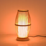Table lamp Werek Inart E27 bamboo in natural color D18χ33cm - Слика 2