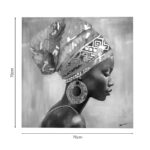 Paining on canvas Mayo Inart 70x3x70cm - Image 2