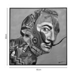 Painting on canvas with frame Eyelo Inart 80x3.5x80cm - Слика 2