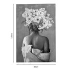 Paining on canvas Weddy Inart 80x3x120cm - Слика 2