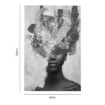 Paining on canvas Drenia Inart 80x3x120cm - Image 2