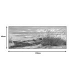 Painting on canvas Barcu Inart with frame 150x3.5x60cm - Image 2