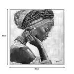 Painting on canvas Jalo Inart with frame 80x3.5x80cm - Image 2