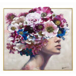 Painting on canvas Mavare Inart with frame 100x3.5x100cm