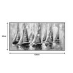 Painting on canvas Yelkan Inart with frame 120x3.5x60cm - Image 2
