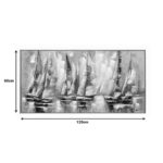 Painting on canvas Yelkan Ι Inart with frame 120x3.5x60cm - Image 2