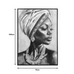 Painting on canvas Zaira Inart with frame 70x3.5x100cm - Слика 2