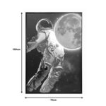 Painting on canvas Mallo Ι Inart with frame 70x3.5x100cm - Слика 2