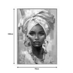 Painting on canvas Gazel Inart 70x3.5x100cm - Image 2