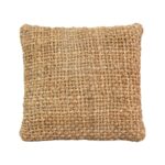 Перница Petron Inart природна јута 45x45x2.5cm