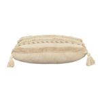 Cushion Rozi Inart beige fabric 45x45x2.5cm - Image 2