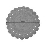 Carpet Voni Inart natural jute D100x1cm - Image 2