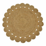 Carpet Voni Inart natural jute D100x1cm