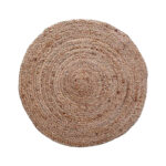 Carpet Solon Inart beige jute 100x100x1cm
