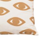 Pillow Eyes Inart natural-white 45x45x2.5cm - Image 3