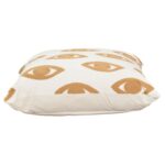Pillow Eyes Inart natural-white 60x60x2.5cm - Image 2
