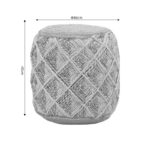 Stool Yton Inart beige 100% jute 40x40x40cm - Слика 4