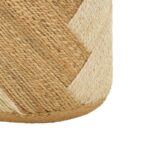 Stool Elision Inart natural-beige 100% jute 40x40x40cm - Image 4