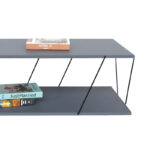 Coffee table Tars grey-black 120z48z30cm - Image 3