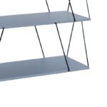 Side table-shelf Tars grey-black 120x30x9.cm - Слика 3