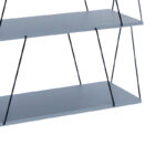 Side table-shelf Tars grey-black 80x30x69.2cm - Image 3