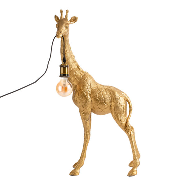 Столна ламба Gasbo Inart E27 златна смола 41x24x79 см