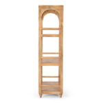 Novel Inart bookcase solid acacia wood 76x40.5x152cm - Слика 3