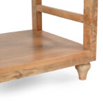 Novel Inart bookcase solid acacia wood 76x40.5x152cm - Слика 4