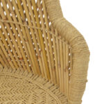 Armchair Treza Inart natural bamboo 66x48x89cm - Слика 6