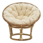 Armchair Baya Inart natural cane with cushion 91x65x81cm - Image 5