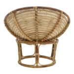 Armchair Baya Inart natural cane with cushion 91x65x81cm - Image 6