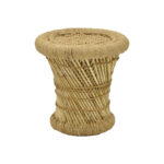 Stool Hole Inart 2 pieces set natural bamboo - Слика 3