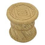 Stool Hole Inart 2 pieces set natural bamboo - Слика 4