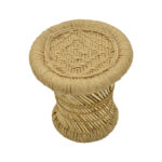 Stool Hole Inart 2 pieces set natural bamboo - Слика 5