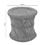 Stool Hole Inart 2 pieces set natural bamboo - Слика 6