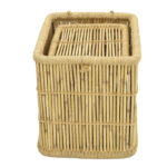 Laundry basket Dremia Inart 2 pieces set natural bamboo - Слика 3
