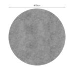 Table surface Fenzo t.Werzalit grey marble D70cm - Слика 2