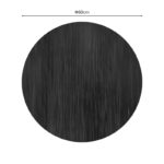 Table surface Jedre t.Werzalit walnut D60cm - Слика 2