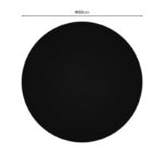 Table surface Senlo t.Werzalit black D60cm - Image 2