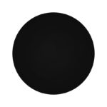 Table surface Senlo t.Werzalit black D60cm