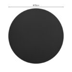 Table surface Sensie t.Werzalit dark grey D70cm - Image 2