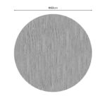 Table surface Mordo t.Werzalit oak D60cm - Слика 2