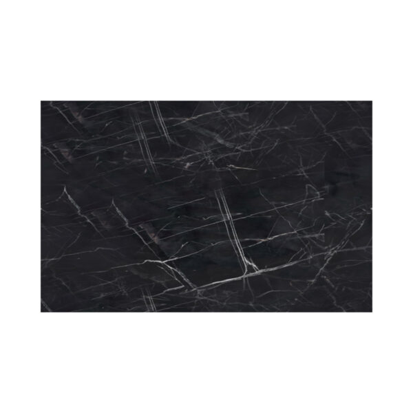 Table surface Saran t.Werzalit black marble 120x80cm