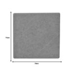 Zerbo gray marble look table top t.Werzalit 70x70cm - Image 3