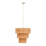 Ceiling lamp Bombe Inart E27 natural D40x120cm - Image 2