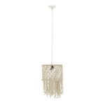 Ceiling lamp Zelian Inart E27 natural Φ25x100cm - Слика 2